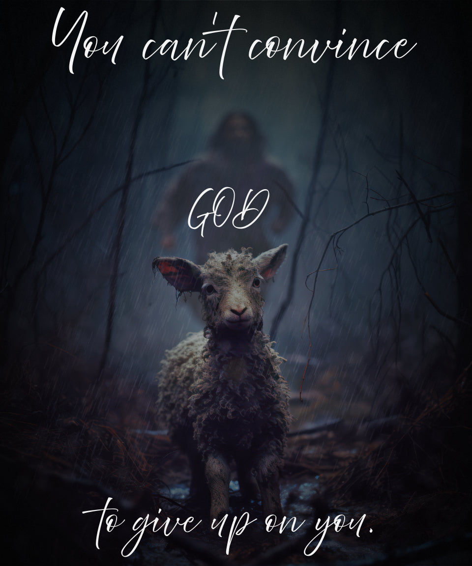 You Can Not Convince God to Give up on You HOODIE